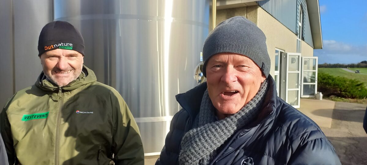 Martin Svendsen fra OutNature og byroden Kim Bach var i hopla