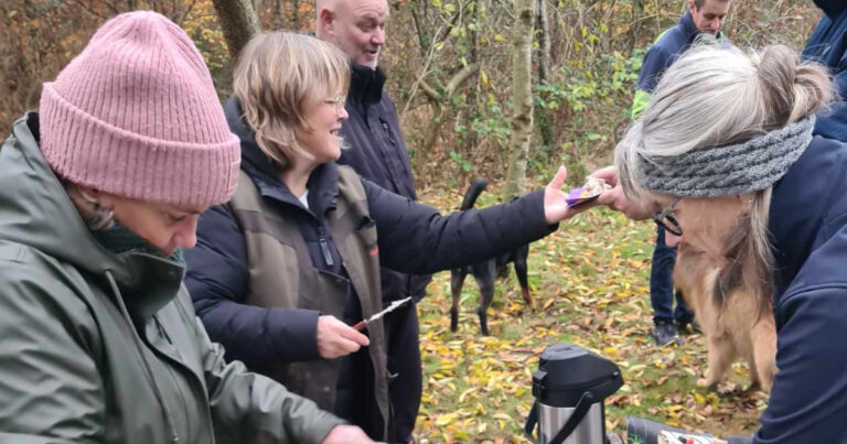 Hundeparken fejrede fødselsdag i smukt vejr